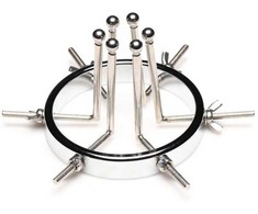 Xr Brands Oculus Stainless Steel Anal Explorer Adjustable Ring 4.1in