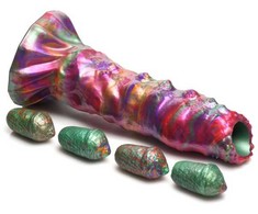 Xr Brands Creature Cocks Larva Silicone Ovipositor Model with Colorful Eggs, Large Size