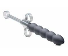 XR Brands Silicone Links XL Lubricant Applicator - 5-Loop, Juodas