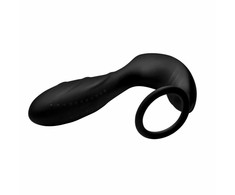 XR Brands Prostatic Model Silicone Ring &amp; Remote Control, Juodas