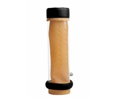 XR Brands Milker Textured Cylinder Attachment - Enhanced Stimulation System