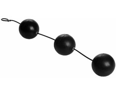 XR Brands XXL Triple Silicone Weighted Bead System Juodas 13in