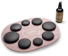 S1 Revival Hot Stone Spa Set - 8 Basalt Stones for Home Relaxation