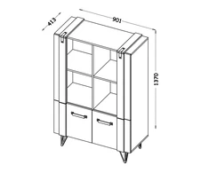 Dolmar Vitrina LOFTER LO4