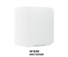 Extom Kampinė pakabinama spintelė Sidabrinis W10