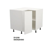 Extom Kampinė pastatoma spintelė Sidabrinis D12 90