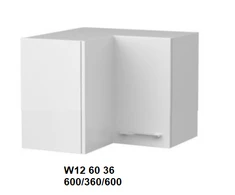 Extom Pakabinama kampinė spintelė Sidabrinis W12 60 36