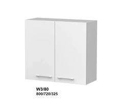 Extom Pakabinama spintelė Sidabrinis W3 80