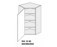 Extom Pakabinama spintelė Sidabrinis W4 10 60