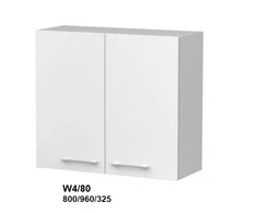 Extom Pakabinama spintelė Sidabrinis W4 80