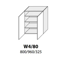 Extom Pakabinama spintelė Sidabrinis W4 80