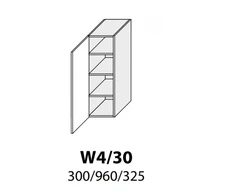 Extom Pakabinama spintelė Sidabrinis W4 30