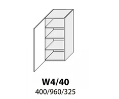Extom Pakabinama spintelė Sidabrinis W4 40