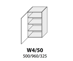 Extom Pakabinama spintelė Sidabrinis W4 50