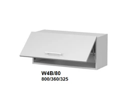 Extom Pakabinama spintelė Sidabrinis W4B 80