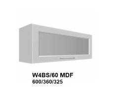 Extom Pakabinama spintelė Sidabrinis W4Bs 60 MDF
