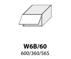 Extom Pakabinama spintelė Sidabrinis W6B 60