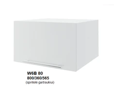 Extom Pakabinama spintelė Sidabrinis W6B 80