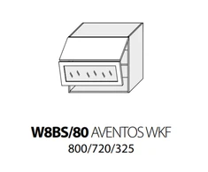 Extom Pakabinama spintelė Sidabrinis W8BS 80 AV WKF