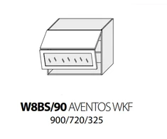 Extom Pakabinama spintelė Sidabrinis W8BS 90 AV WKF