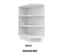 Extom Pastatoma kampinė spintelė Sidabrinis D6 30