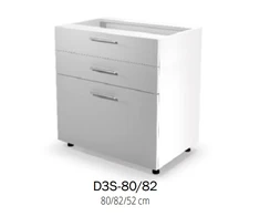 Halmar VENTO D3S-80/82 pastatoma virtuvinė spintelė