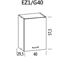 Liveo Pakabinama spintelė ELIZA EZ1/G40 LP 40
