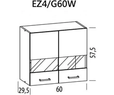 Liveo Pakabinama spintelė ELIZA EZ4/G60W 60