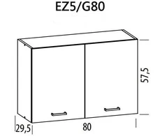 Liveo Pakabinama spintelė ELIZA EZ5/G80 80