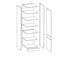 Liveo Pastatoma spintelė MODENA MD22/D60C