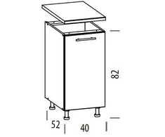 Liveo Pastatoma spintelė TIFFANY T15/D40