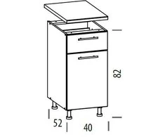 Liveo Pastatoma spintelė TIFFANY T16/D40S1