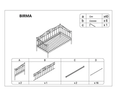 Signal Lova BIRMA juoda