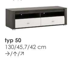 TV staliukas Extom RTV spintelė SEVILLA TYP50