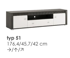 TV staliukas Extom RTV spintelė SEVILLA TYP51