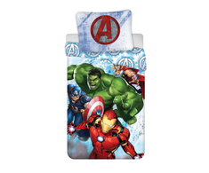 Patalynė bawełniana 140x200 Avengers Heroes Kapitan Ameryka poszewka 70x90