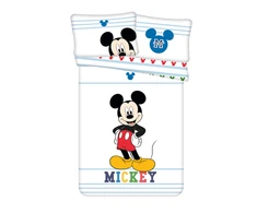 Patalynė bawełniana 100x135 Myszka Miki Mickey Mouse 0714 do łóżeczka poszewka 40x60