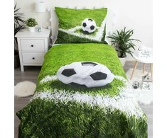 Jerry Fabrics Futbolo kampinė patalynė 140×200cm, 70×90 cm