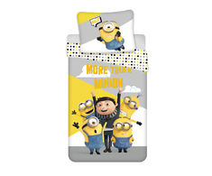 Vaikiškas patalynės komplektas Minions, 140x200 cm, 2 dalių