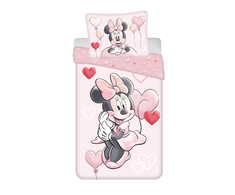 Patalynė bawełniana 140x200 Minnie Balloon 02 poszewka 70x90