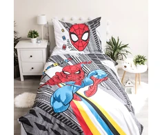 Patalynė bawełniana 140x200 Spiderman Człowiek Pająk pop 1568 poszewka 70x90