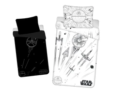 Patalynė świecąca w ciemności 140x200 Star Wars Gwiezdne Wojny 1629 bawełniana poszewka 70x90