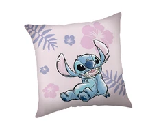 Poduszka dziecięca 35x35 Lilo i Stitch rožinė JF24