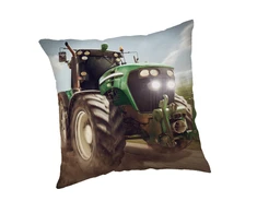 Užvalkalas dziecięca 45x45 Tractor žalia JF24
