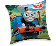 Poduszka dziecięca 40x40 Tomek i przyjaciele Thomas and friends pociąg lokomotywa ciuchcia 1140