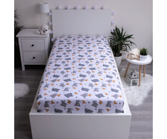 Tom &amp; Jerry TJ050 Vaikiška paklodė su guma, 90x200+25 cm