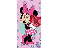 Pink Minnie "Rožinė" Vaikiškas rankšluostis, 70x140 cm