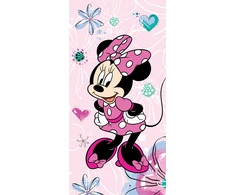 Pink Minnie "Rožinė bow 02" Vaikiškas rankšluostis, 70x140 cm