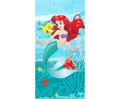 Rankšluostis Ręcznik plażowy 70x140 Arielka Księżniczka Disneya 2213 bawełniany JF 02
