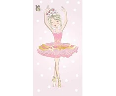 Ballerina Vaikiškas rankšluostis, 70x140 cm